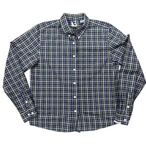 Vintage Rockies Long Sleeve Western Style Plaid Button Down Preppy Outdoor